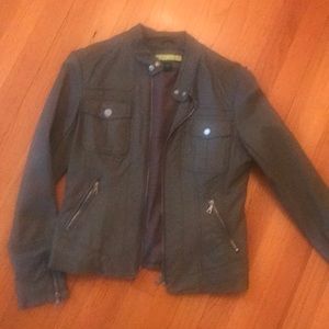 ashley B pleather moto jacket